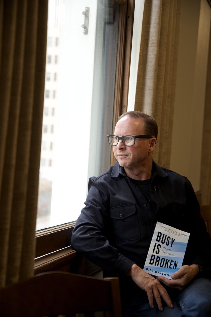 Bill Gallagher with Busy Is Broken